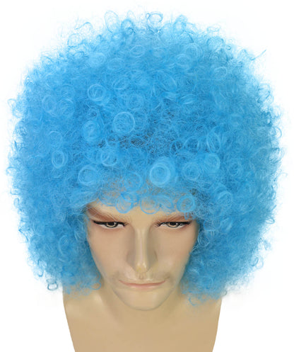 Men’s Big Curly Afro Wig | Bold Hair for Halloween, Themed Parties | Multiple Color Options