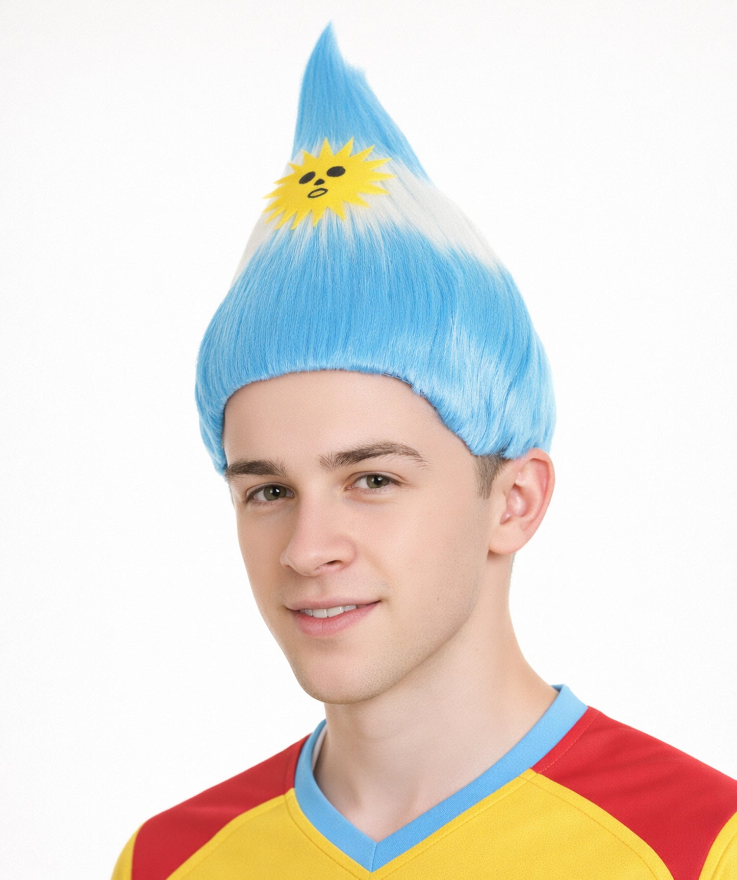 Unisex Argentina Flag Troll Wig.