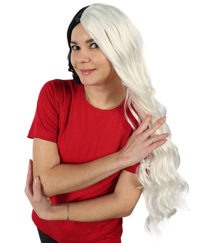 Super Long Women's Wig | Wavy Half Multiple Color Option Wig | Premium Breathable Capless Cap