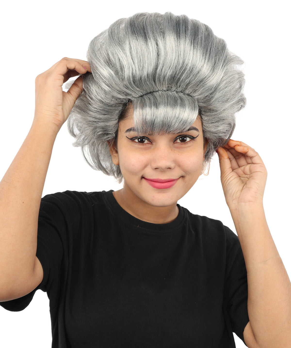 Women's Voluminous Retro Wig | Multiple Color Options, create of synthetic fiber, teased curly volume, breathable capless cap | Party, Halloween, theater, drag, performance, costume events