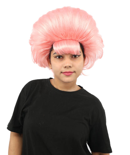 Women's Voluminous Retro Wig | Multiple Color Options, create of synthetic fiber, teased curly volume, breathable capless cap | Party, Halloween, theater, drag, performance, costume events