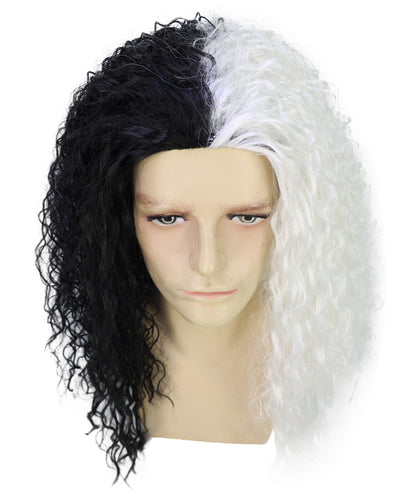 HPO Men Hawaiian Black Hair Wig | Cosplay Wigs | Premium Breathable Capless Cap
