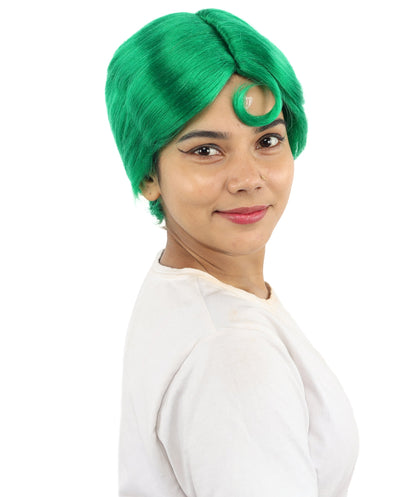 HPO Adult Women’s 10-Inch Short Wig | Multiple Color Options | Celebrity Hairpiece for Costume, Cosplay, and Themed Parties | Sleek and Modern Hairpiece for Versatile Looks