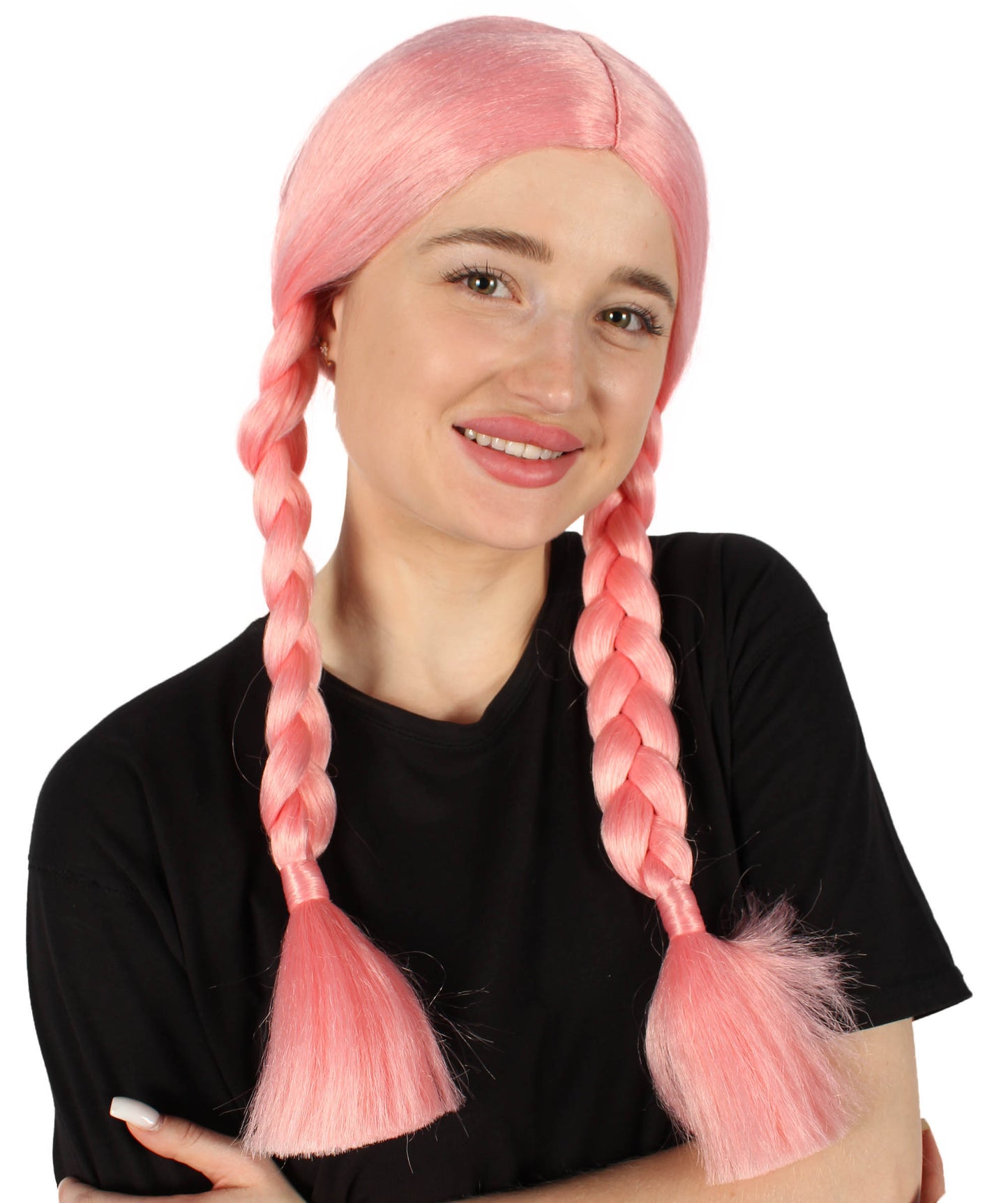 HPO Women's  Braided Gothic Wig | Multiple Color Collections TV Movie Wigs | Premium Breathable Capless Cap