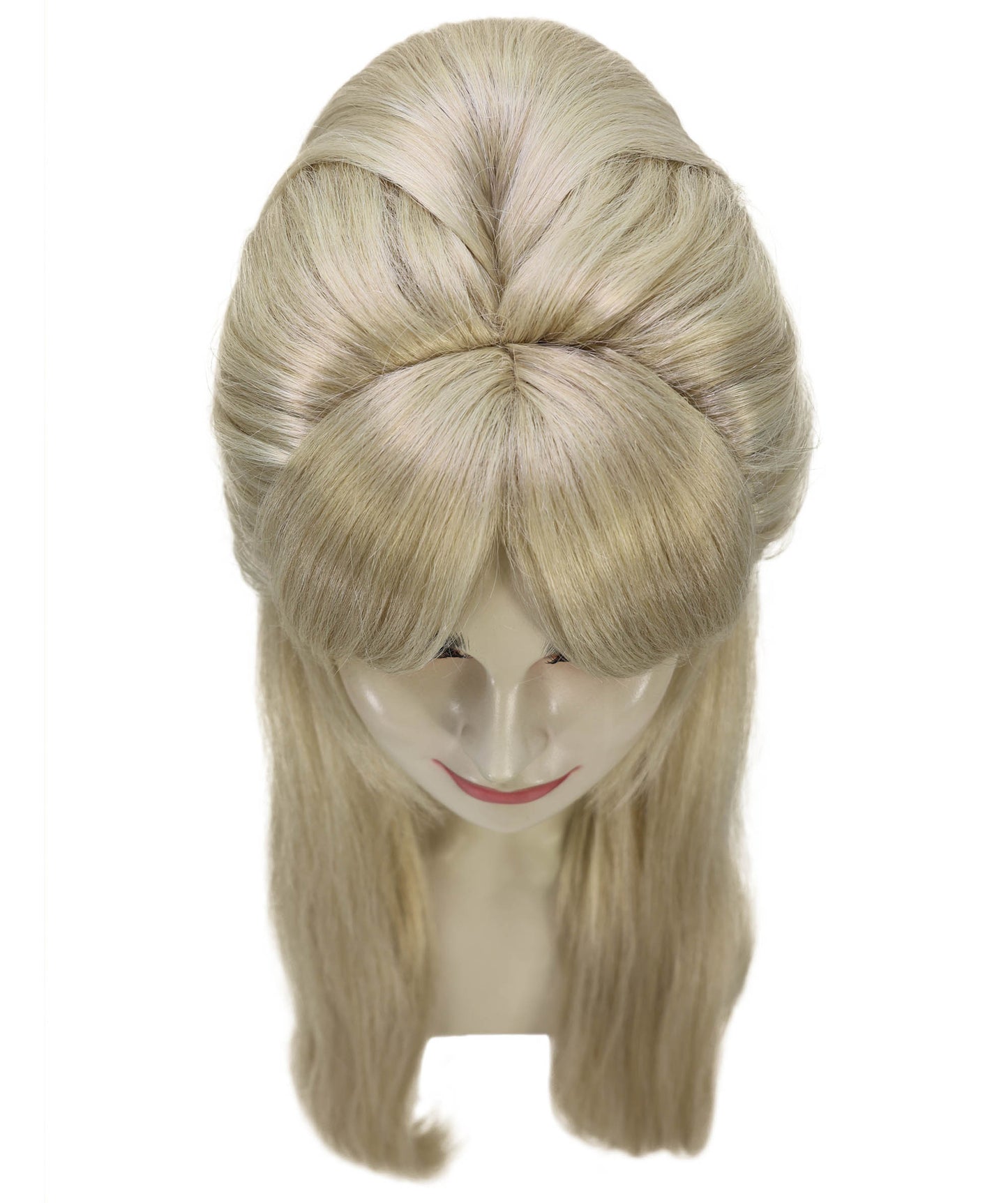 Women's Doll-Inspired Blonde Long Retro Wig | Halloween and Cosplay Wig | Flame-retardant Synthetic Fiber