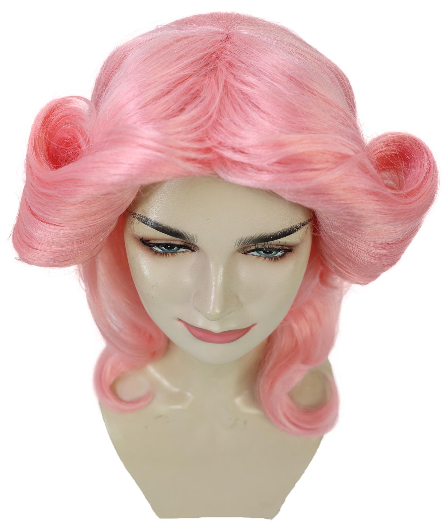 HPO Women's 70's Flick Multiple Color Retro Wig, Flame-retardant Synthetic Fiber