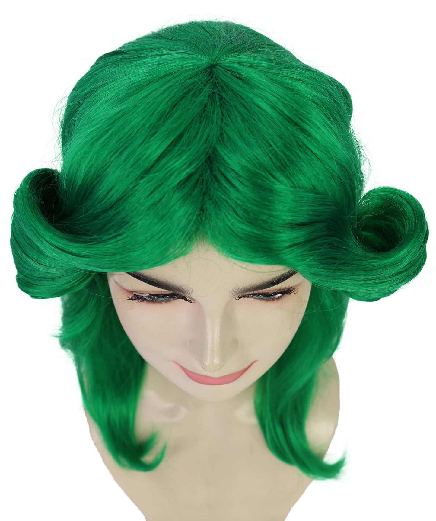 HPO Women's 70's Flick Multiple Color Retro Wig, Flame-retardant Synthetic Fiber