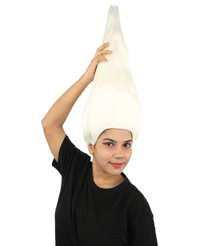 HPO Adult & Teen Women's Tall Cone Wig | Multicolor Options, create of synthetic fiber, extremely tall smooth pointed texture, breathable base | Party, Halloween, theater, drag, performance, costume events