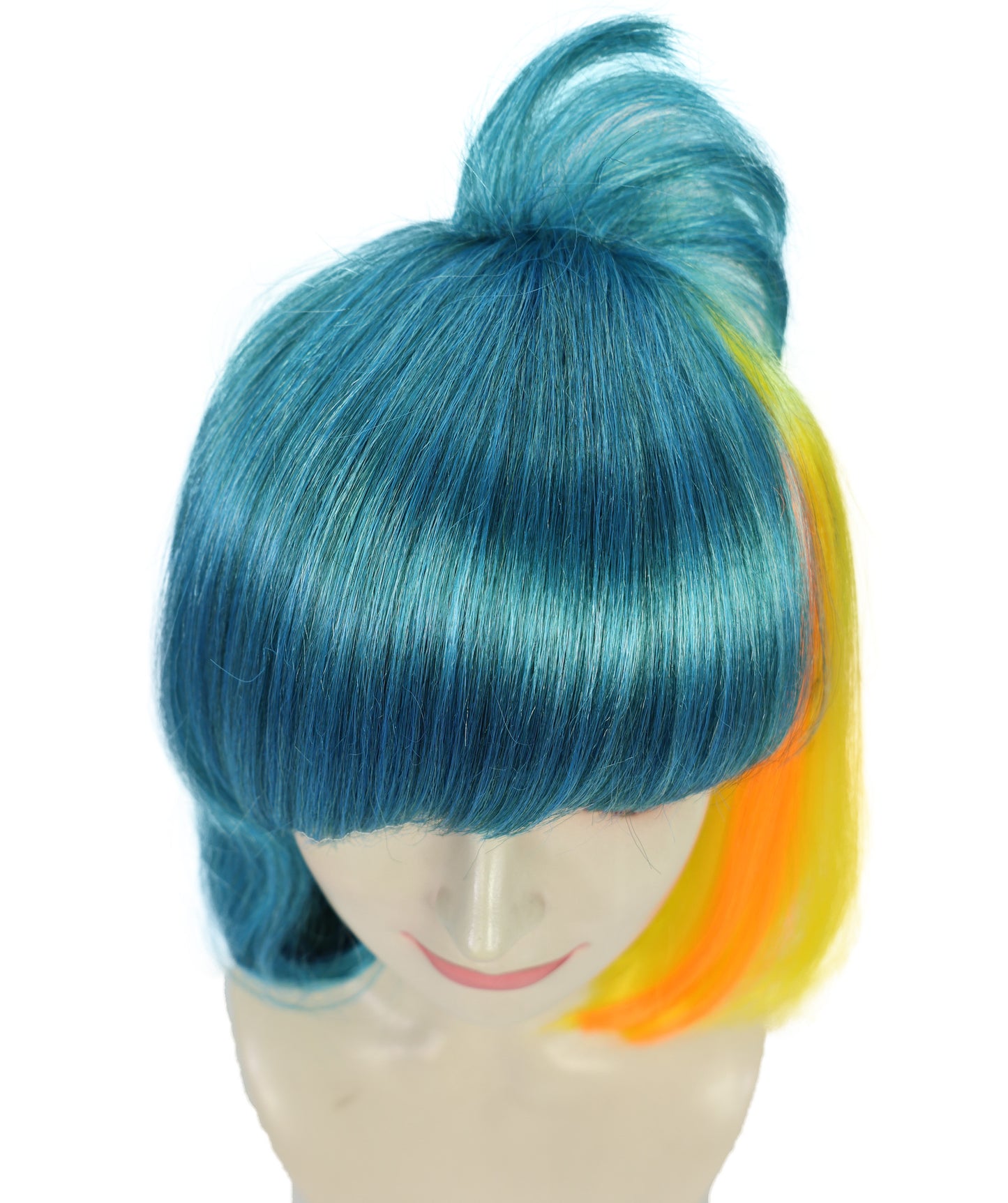 HPO Women's Random Costume Wig – Synthetic Hairpiece for Parties, Festivals, and Themed Events, Breathable Capless Cap