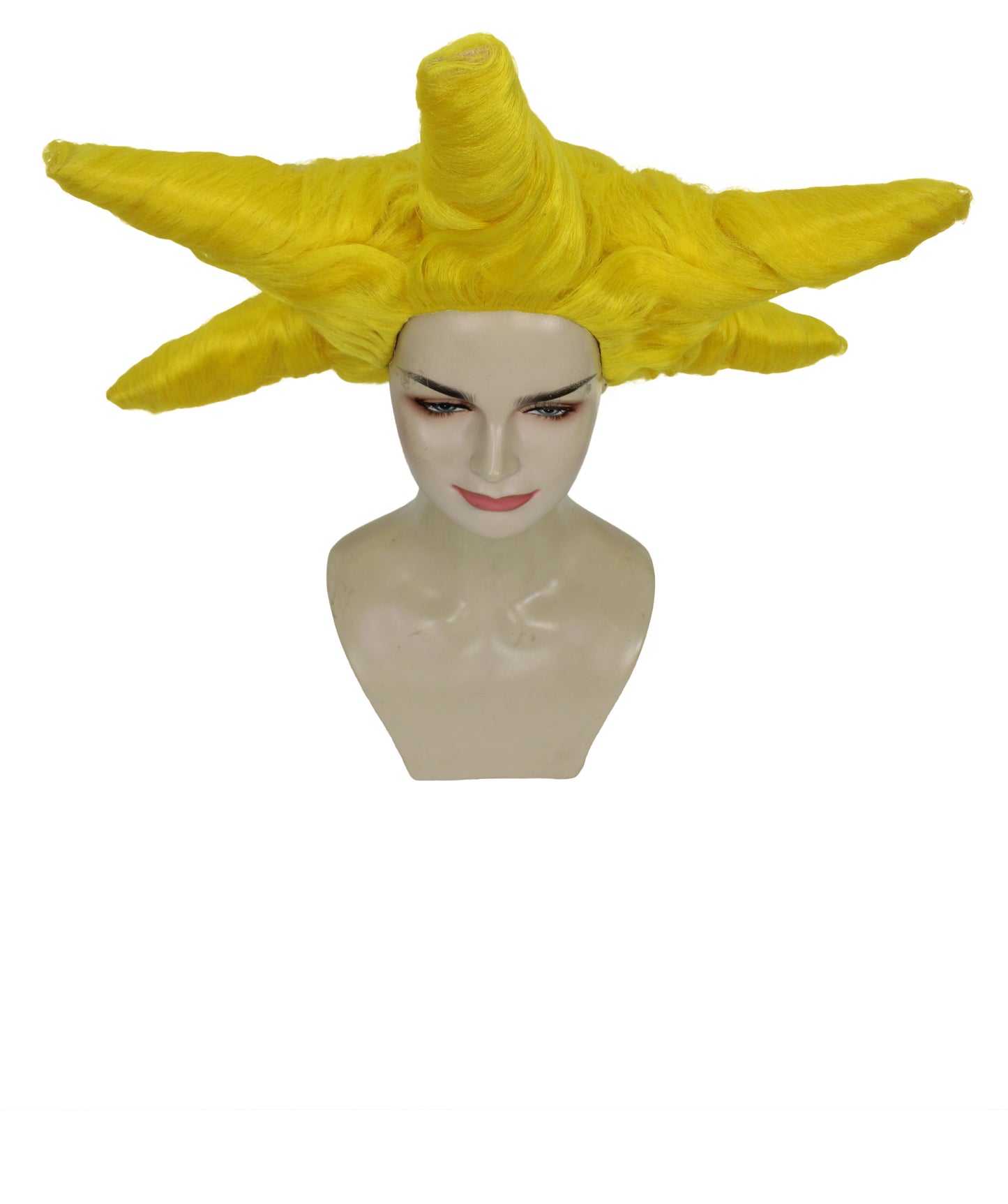 HPO Women's Dramatic Star Shaped Drag Wig I Multiple Color Options I Flame-retardant Synthetic Fiber