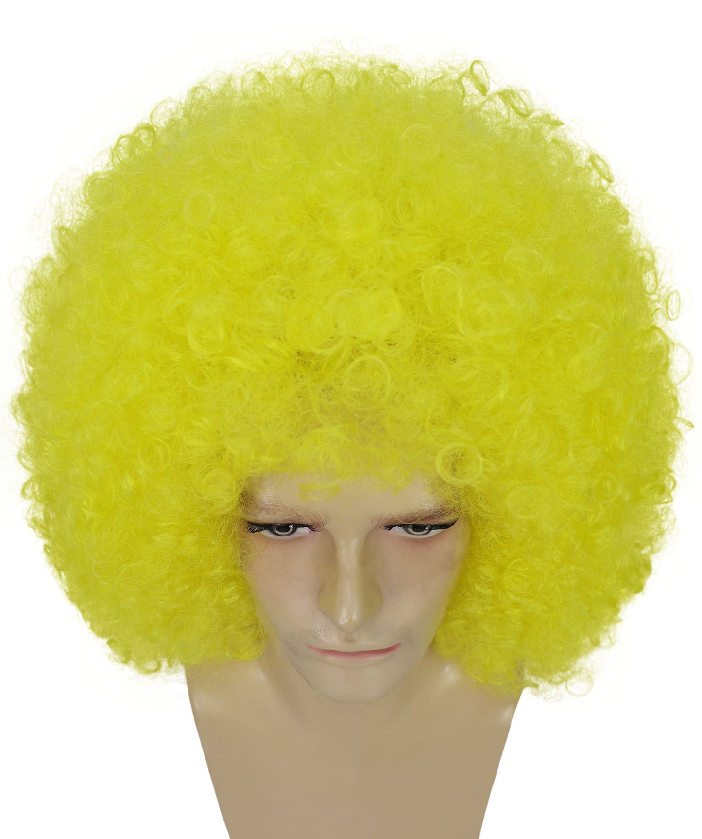 Men’s Big Curly Afro Wig | Bold Hair for Halloween, Themed Parties | Multiple Color Options