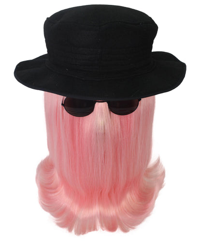 Light Pink Straight Creature Wig