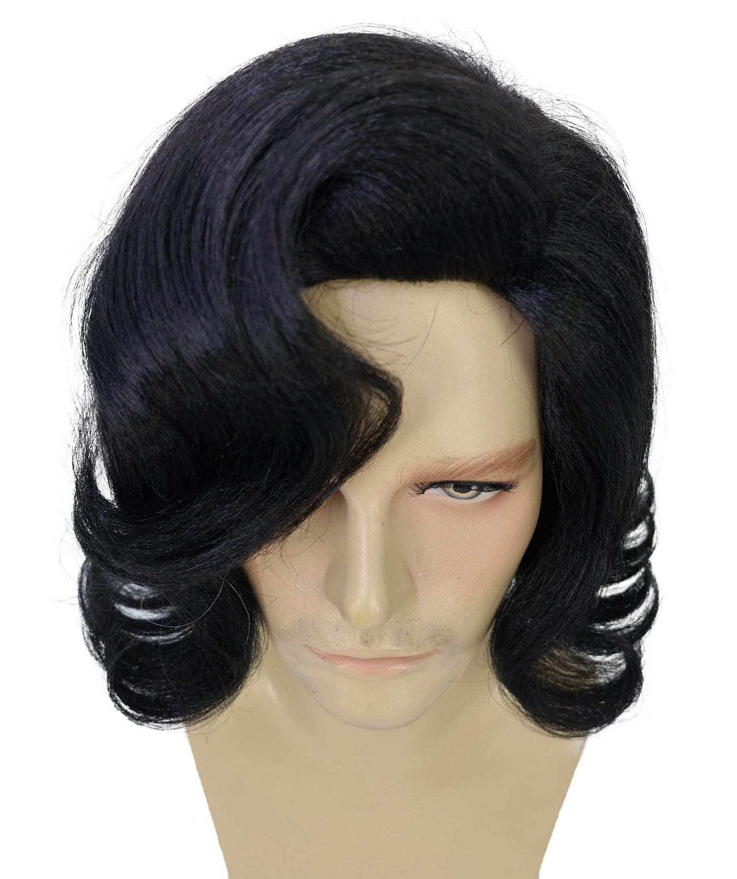 HPO Men's Comedy Movie Character Layered Textured Hair Wig I Flame-retardant Synthetic Fiber