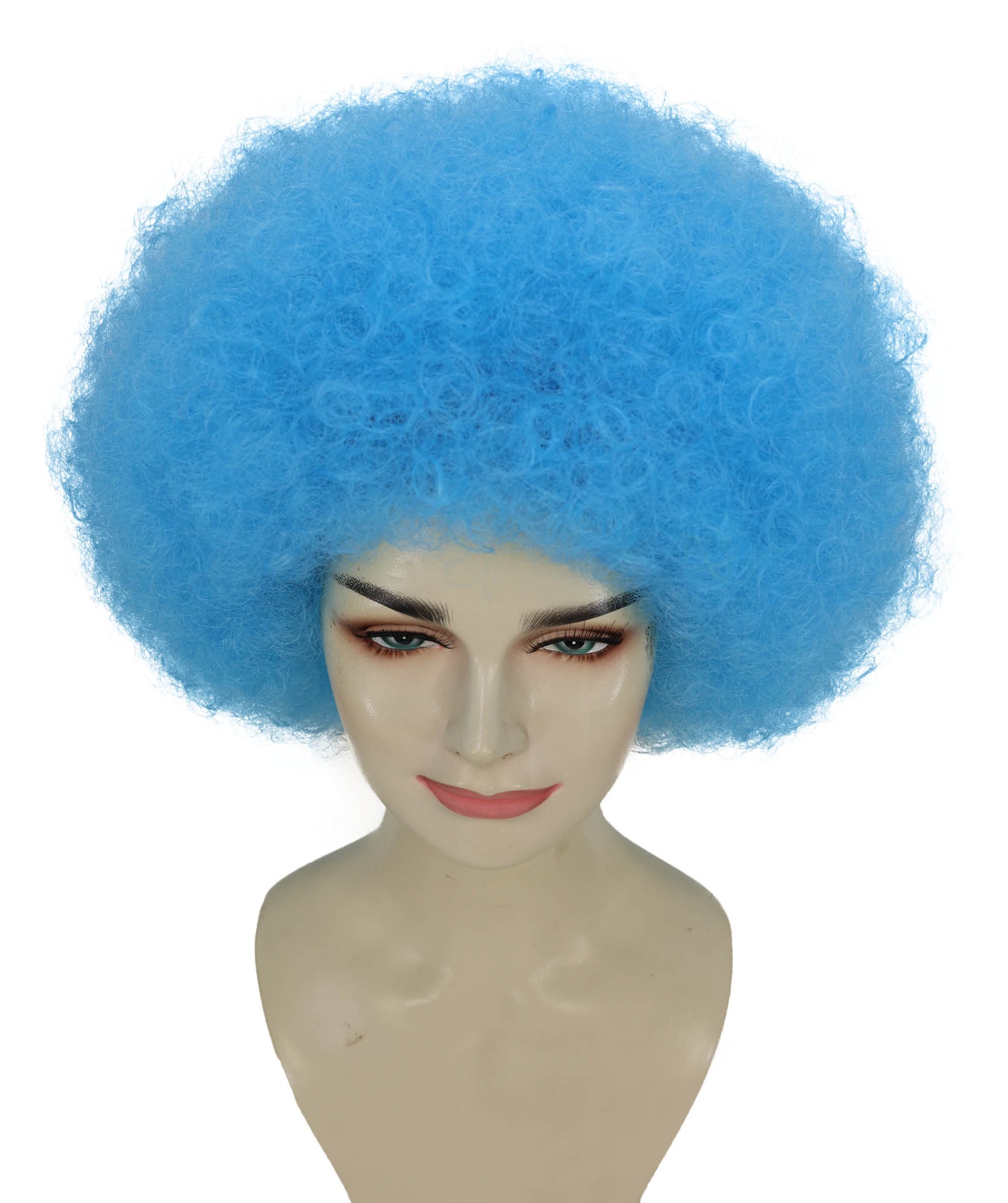 Adult Unisex Big Curly Afro Wig | Bold Costume Hair for Halloween, Cosplay, and Themed Parties | Multiple Color Options