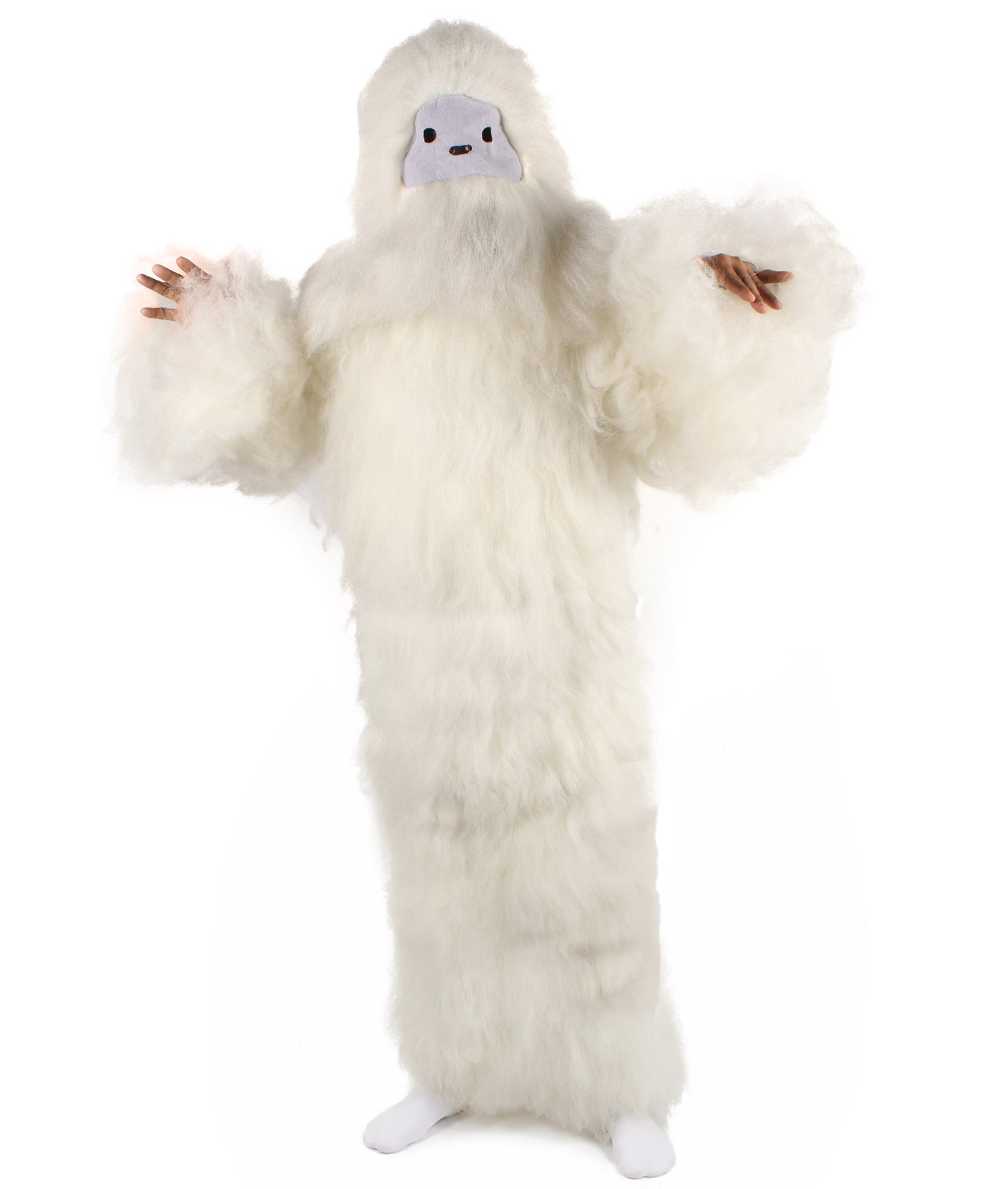 Unisex White Furry British TV Naughty Cloud Costume | Best for Halloween | Flame-retardant Synthetic Fiber