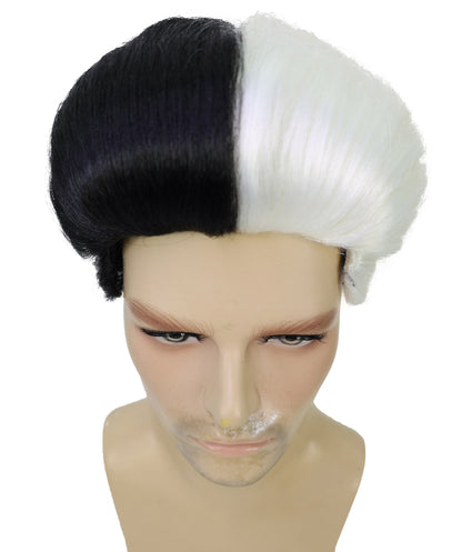 Korean Dictator Wig , Black Celebrity Wigs , Premium Breathable Capless Cap. Synthetic Fiber