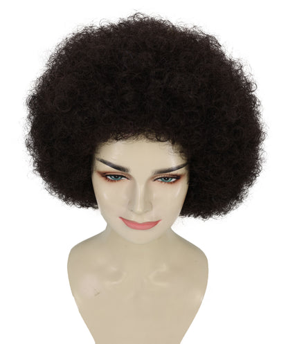 Adult Unisex Big Curly Afro Wig | Bold Costume Hair for Halloween, Cosplay, and Themed Parties | Multiple Color Options