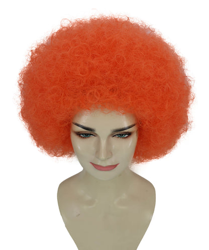 Adult Unisex Big Curly Afro Wig | Bold Costume Hair for Halloween, Cosplay, and Themed Parties | Multiple Color Options