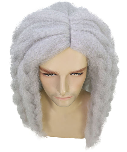 HPO Men's Famous Singer Black Dreadlocks Wig | Halloween Wig | Flame-retardant Synthetic Fiber