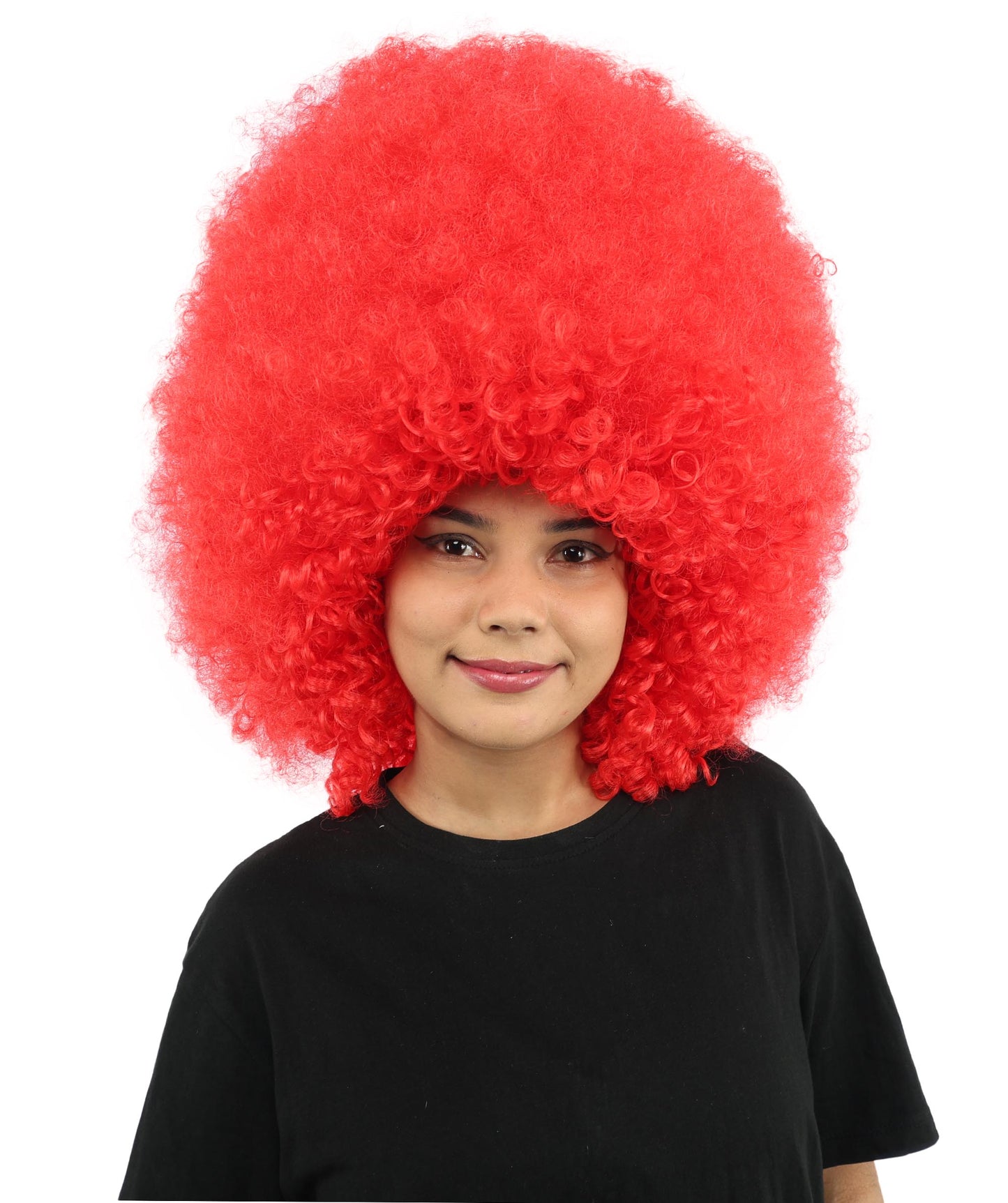 HPO Women's Giant White Glitter Afro Wig | Massive Puffy Sparkle Hair with Silver Sheen, Synthetic Fiber & Breathable Cap | Halloween, Troll Roleplay, 70s Disco Party, Theater & Funny Costume