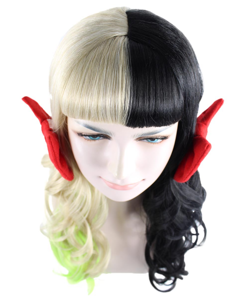 Long Wavy Multicolor Singer Wig