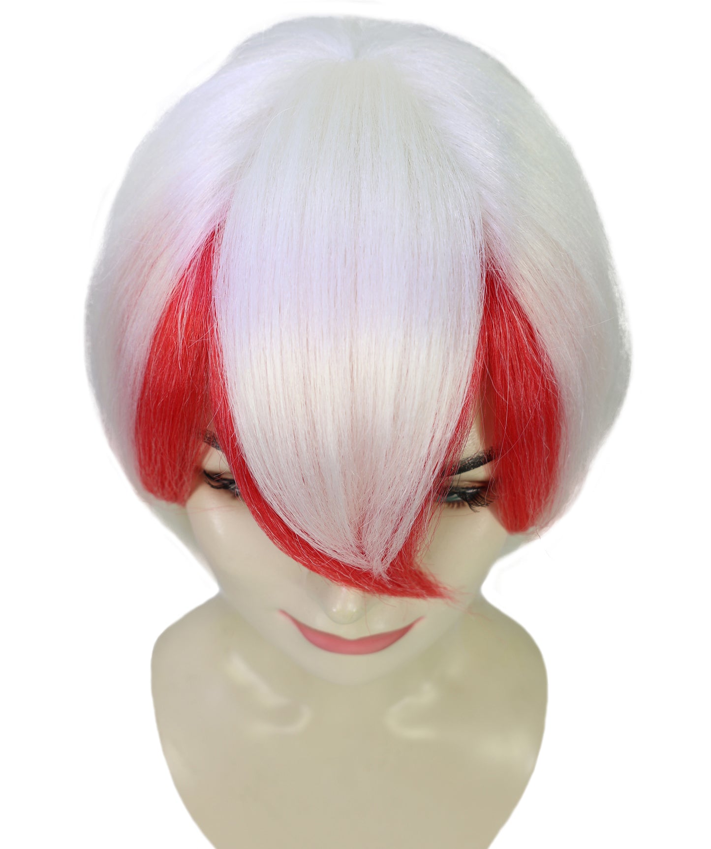 Women's Kingyosou Wig from Hozuki no Reitetsu | Orange Short Hair with Side Fin Design | Flame-Retardant Synthetic Fiber for Anime