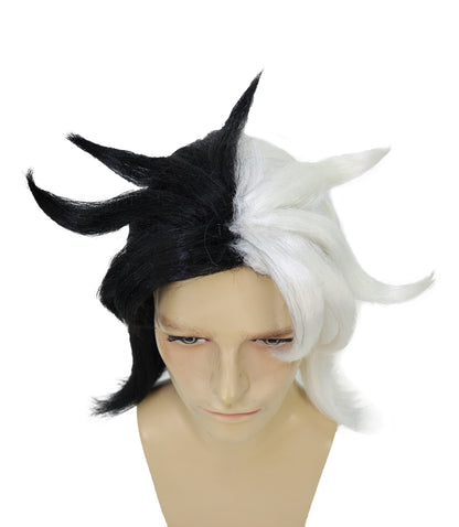 HPO Unisex Anime Role-playing Game Multiple Color Wig with Ponytail