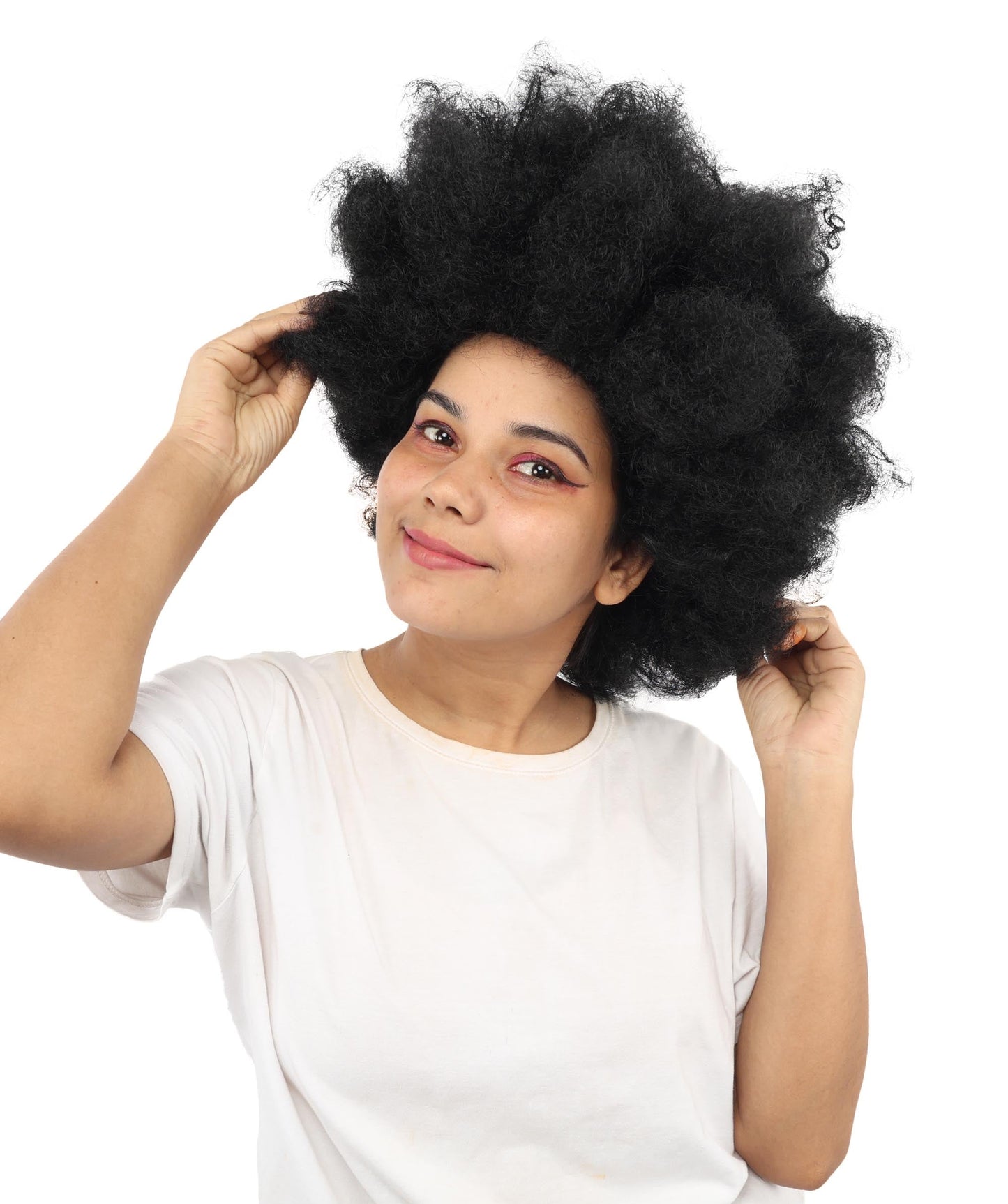 Womens Soldier Movie Afro | Cosplay Wig | Premium Breathable Capless Cap