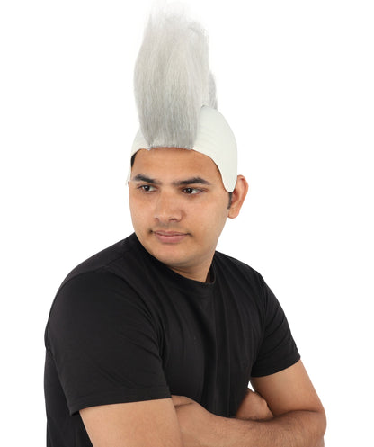 HPO Adult Men’s Spiky Wig | Multicolor Options | Cosplay, and Themed Events | Bold, High-Volume Style for Character Transformation