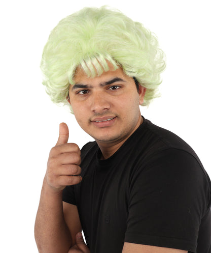 Zombie Wig Light Green | Medium Messy Hair Cosplay Hairstyle | Halloween, Costume Party, Stage & Roleplay Hairpiece