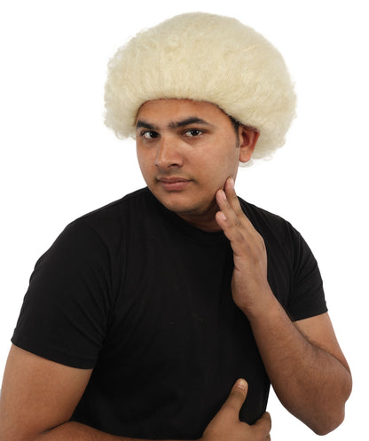 HPO Men's Wild Rocker Wig | Multicolor Options | Voluminous Frizzy Heavy Metal Hair, Two Tone Gradient & Breathable Cap | Halloween, Rock Troll Roleplay, 80s Costume, Theater & Concert Events