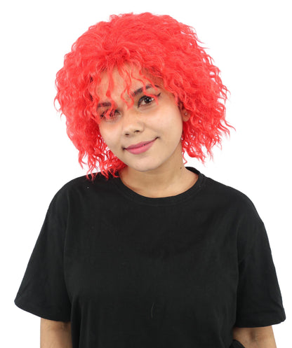 HPO Adult Women's Messy Teased Spiky Wig | Multicolor Options, create of synthetic fiber, extreme textured volume, breathable capless base | Party, Halloween, theater, drag, performance, costume events
