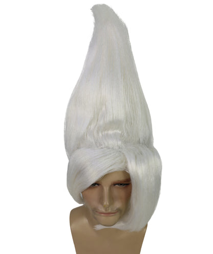 HPO Adult Men's Tv Musical Movie Troll Spiked Wig | Multicolor Options | Flame-retardant Synthetic Fiber