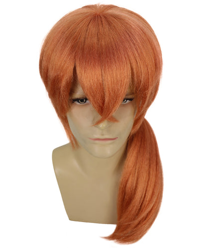HPO Adult Men'S Bungo Stray Dogs Chuya Nakahara Cosplay Wig | Anime-Inspired Short Wavy Brown Wigs, Adjustable Fit | Perfect for Halloween Comic-Con or Cosplay Events
