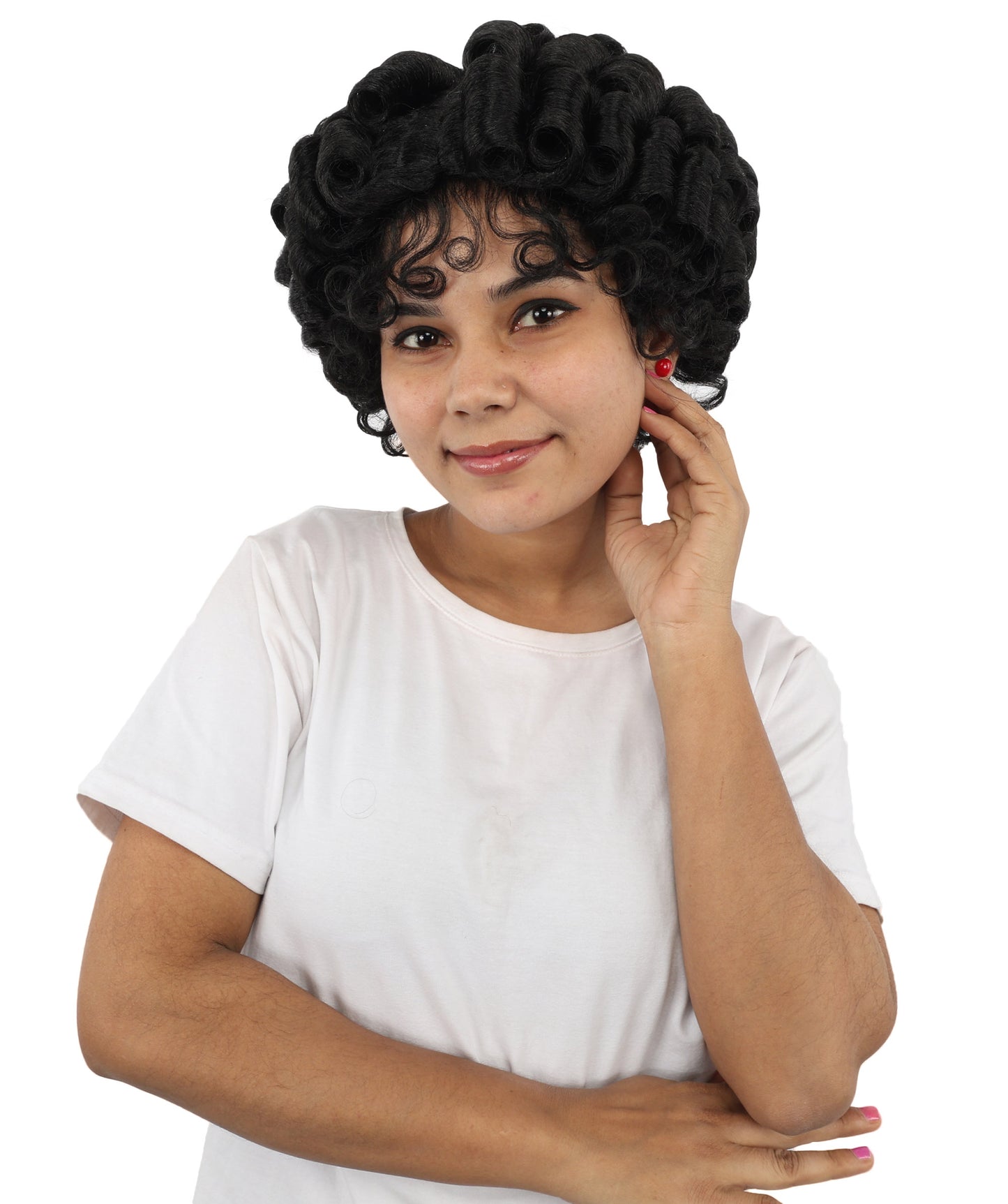 HPO Women's Elegant Braided Roleplay Wig | Crafted from Flame-resistant Fiber with a comfortable capless fit | Ideal for party, Halloween, cosplay, theater, drag, performance, costume events