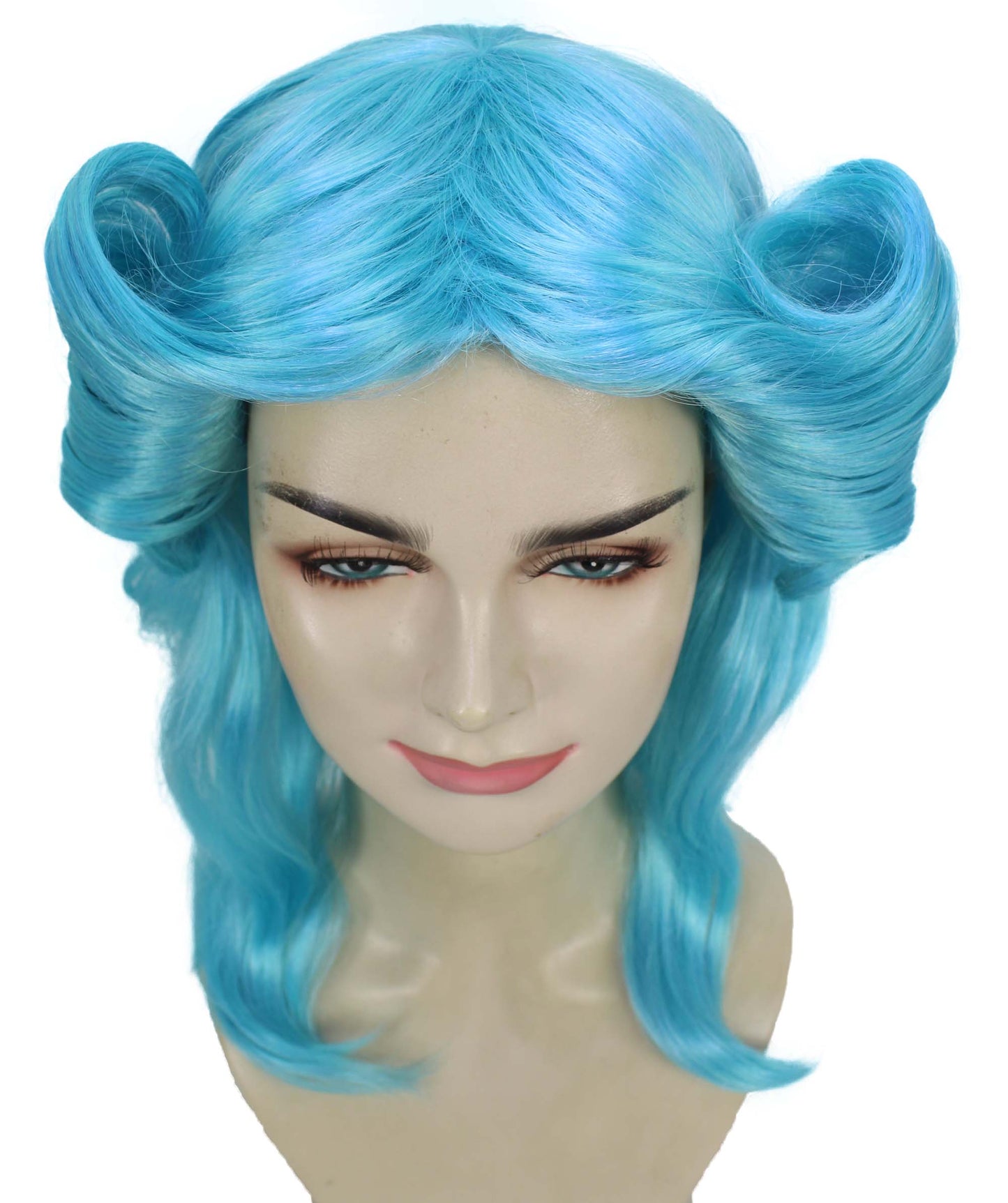 HPO Women's 70's Flick Multiple Color Retro Wig, Flame-retardant Synthetic Fiber