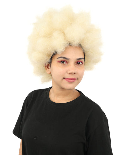 Womens Soldier Movie Afro | Cosplay Wig | Premium Breathable Capless Cap