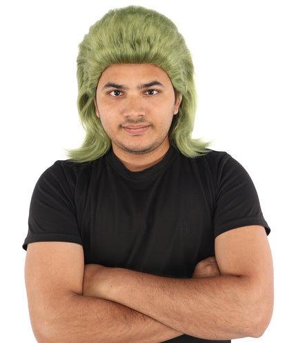 Furry Monster Grinch Christmas Olive Green Santa Costume, Ideal for Halloween