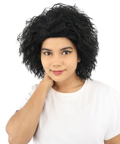 HPO Adult & Teen Women’s 15-Inch Curly Wig | Multiple Color Options | Wavy Voluminous Style | Idal for Costume, Cosplay, and Themed Events