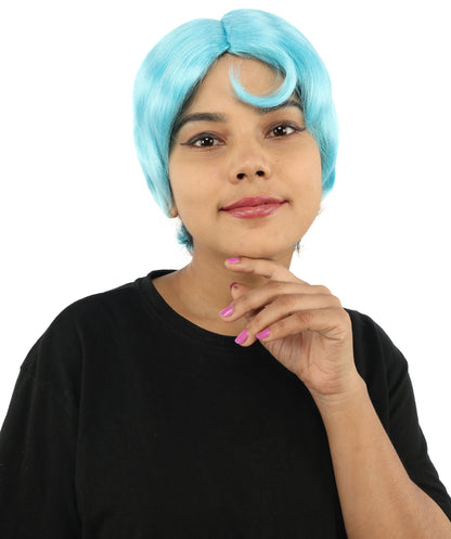 HPO Adult Women’s 10-Inch Short Wig | Multiple Color Options | Celebrity Hairpiece for Costume, Cosplay, and Themed Parties | Sleek and Modern Hairpiece for Versatile Looks
