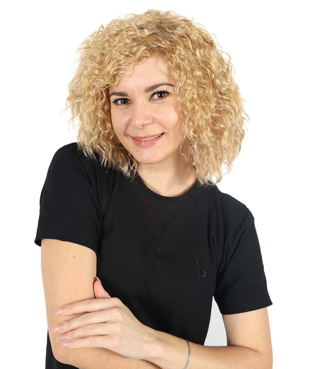 HPO Women's Short Fluffy Wavy Multiple Wig | Halloween and Party Wig | Flame-retardant Synthetic Fiber