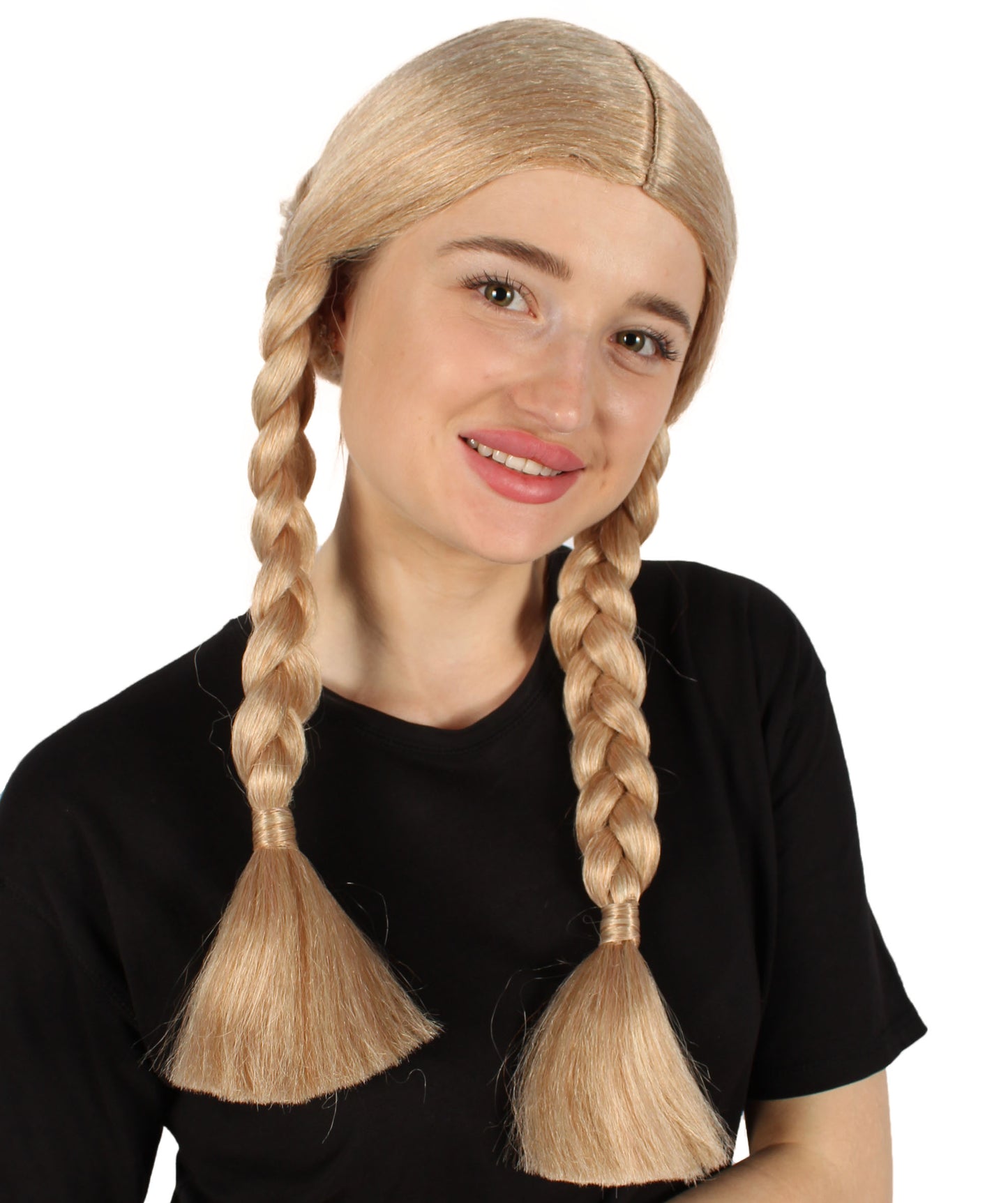 HPO Women's  Braided Gothic Wig | Multiple Color Collections TV Movie Wigs | Premium Breathable Capless Cap