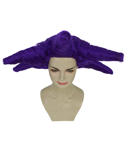 HPO Women's Dramatic Star Shaped Drag Wig I Multiple Color Options I Flame-retardant Synthetic Fiber