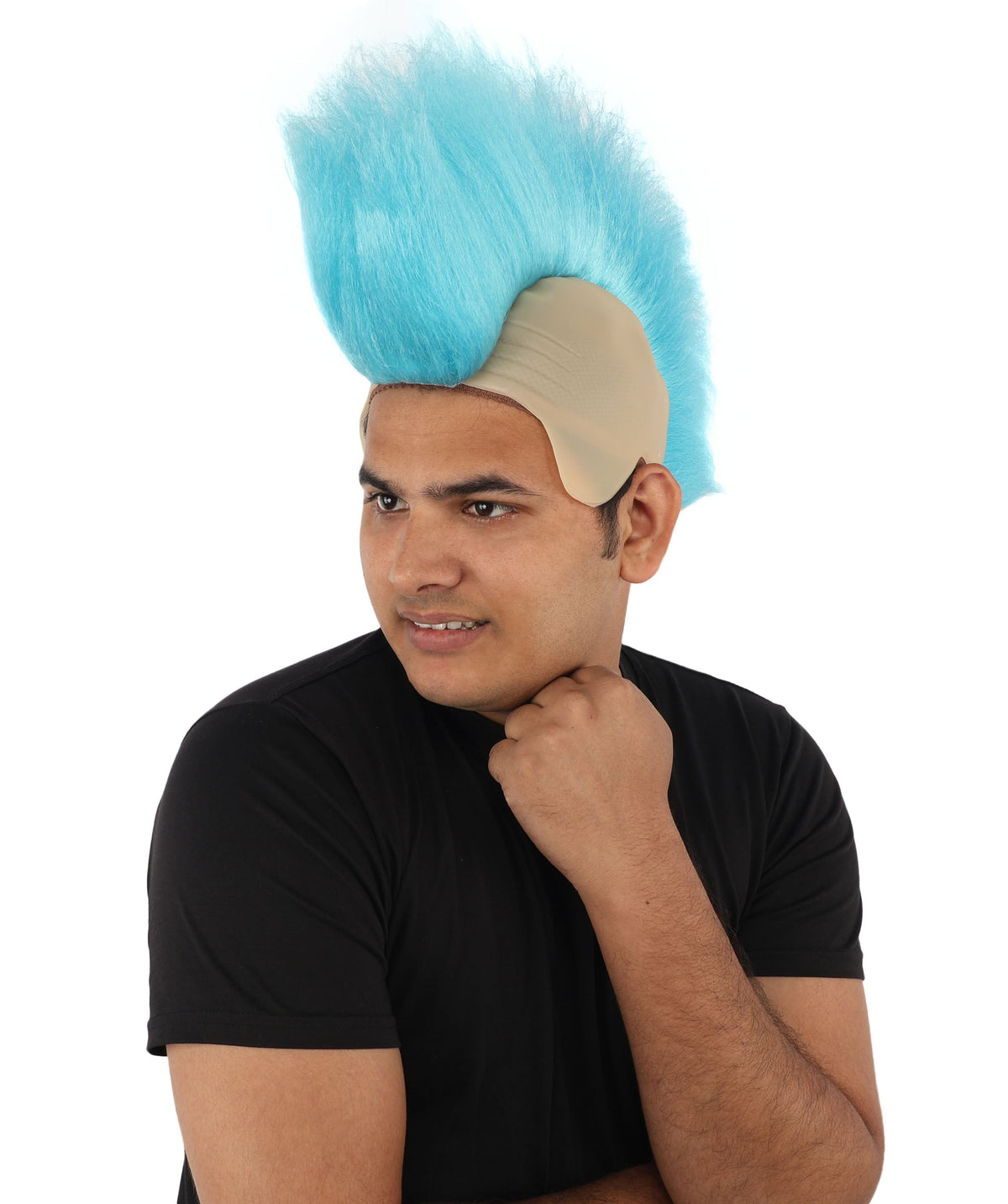 HPO Adult Men’s Spiky Wig | Multicolor Options | Cosplay, and Themed Events | Bold, High-Volume Style for Character Transformation