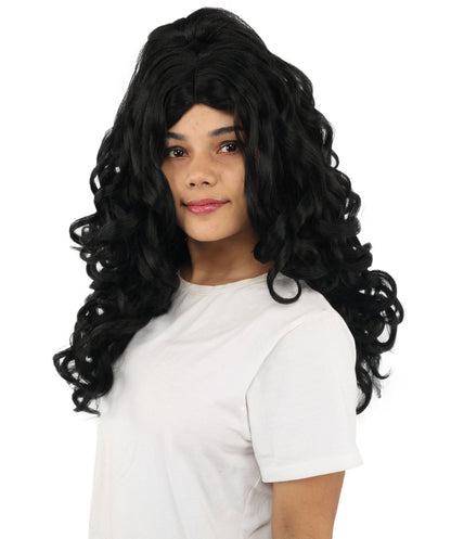 HPO Adult Long 20-Inch Curly Wig | Multiple Color Options | Ideal Cosplay, and Themed Parties | Soft, Natural-Looking, and Easy to Wear