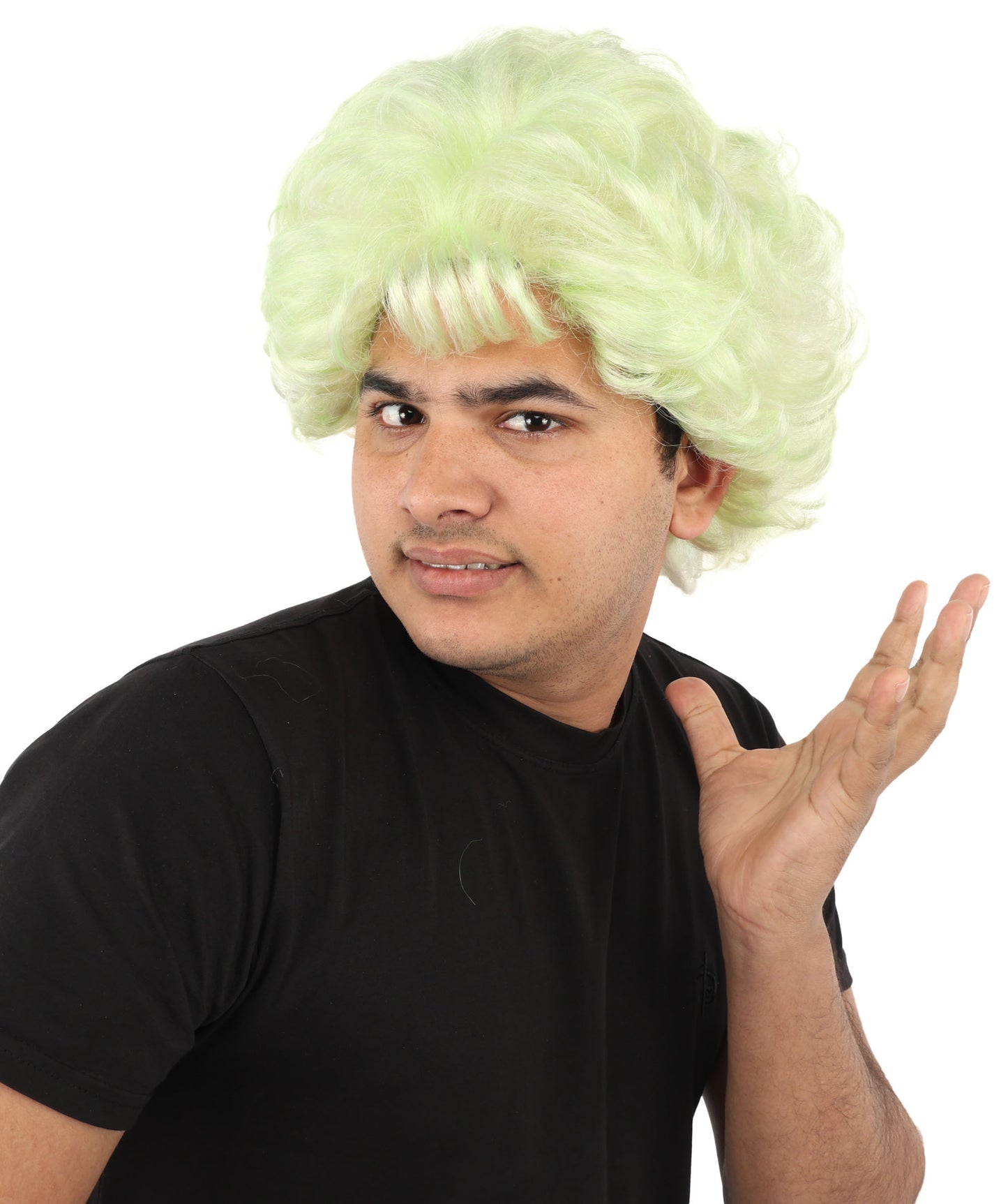 Zombie Wig Light Green | Medium Messy Hair Cosplay Hairstyle | Halloween, Costume Party, Stage & Roleplay Hairpiece