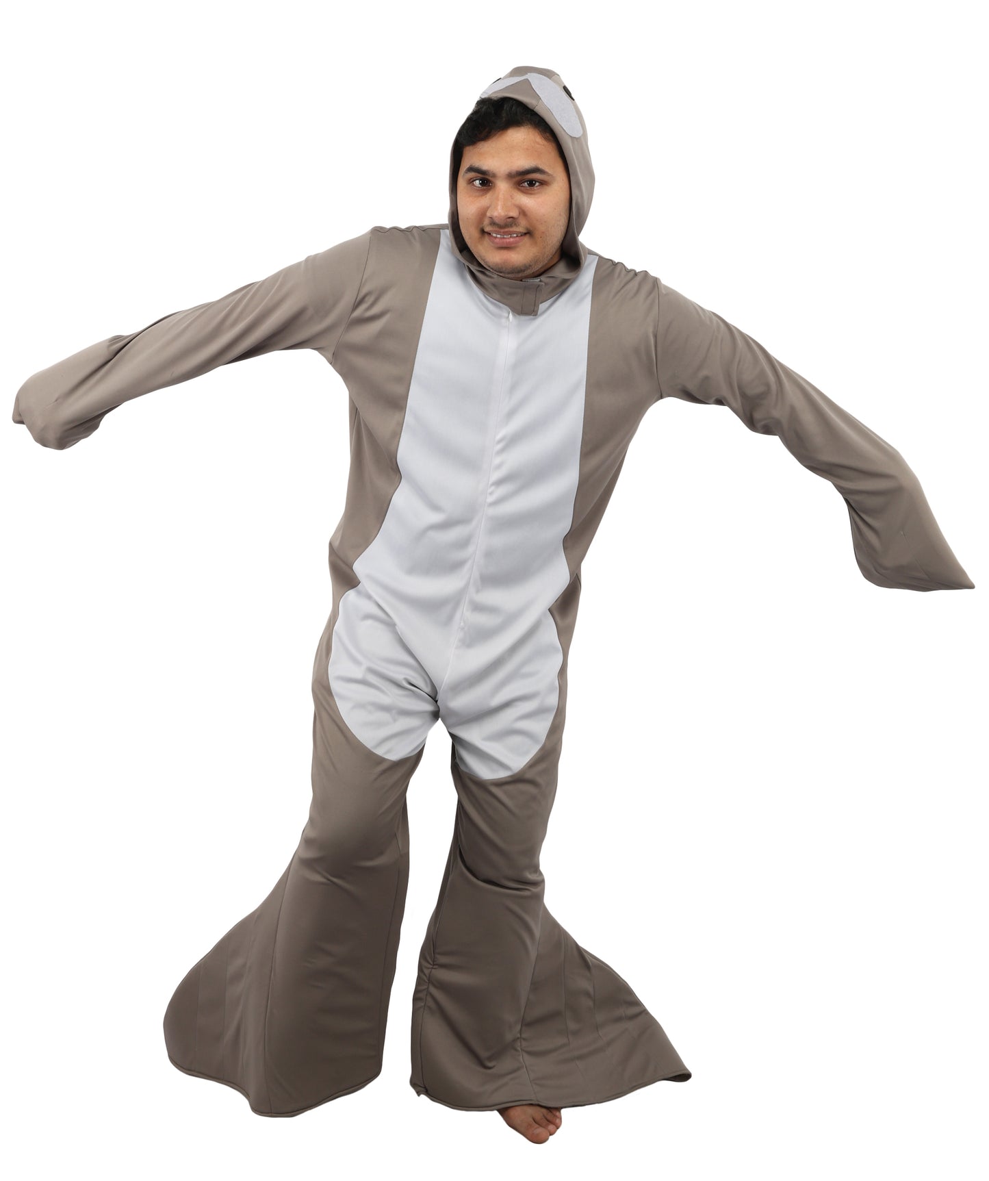 HPO Men's Ocean Animal & Sea Creature Jumpsuit Grey Costume | Fun, Vibrant Outfits for All Ages