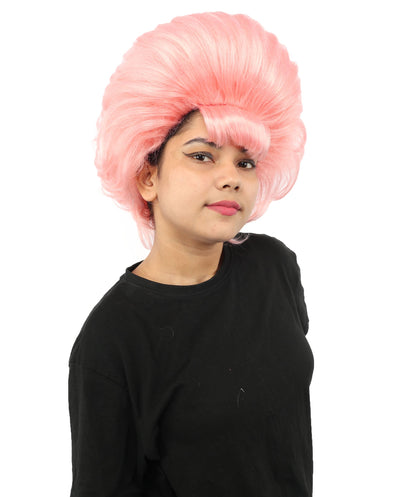 Women's Voluminous Retro Wig | Multiple Color Options, create of synthetic fiber, teased curly volume, breathable capless cap | Party, Halloween, theater, drag, performance, costume events