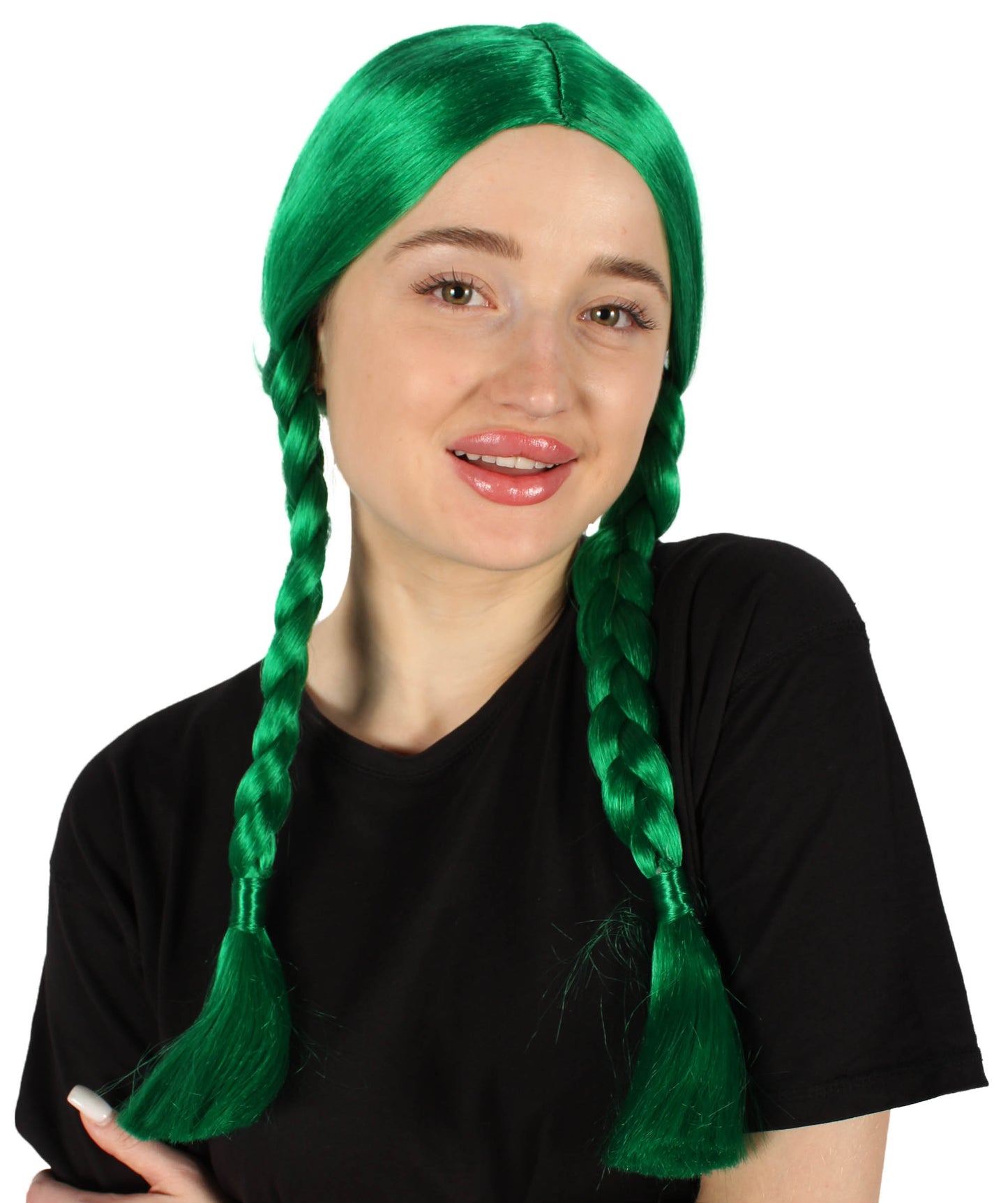 HPO Women's  Braided Gothic Wig | Multiple Color Collections TV Movie Wigs | Premium Breathable Capless Cap