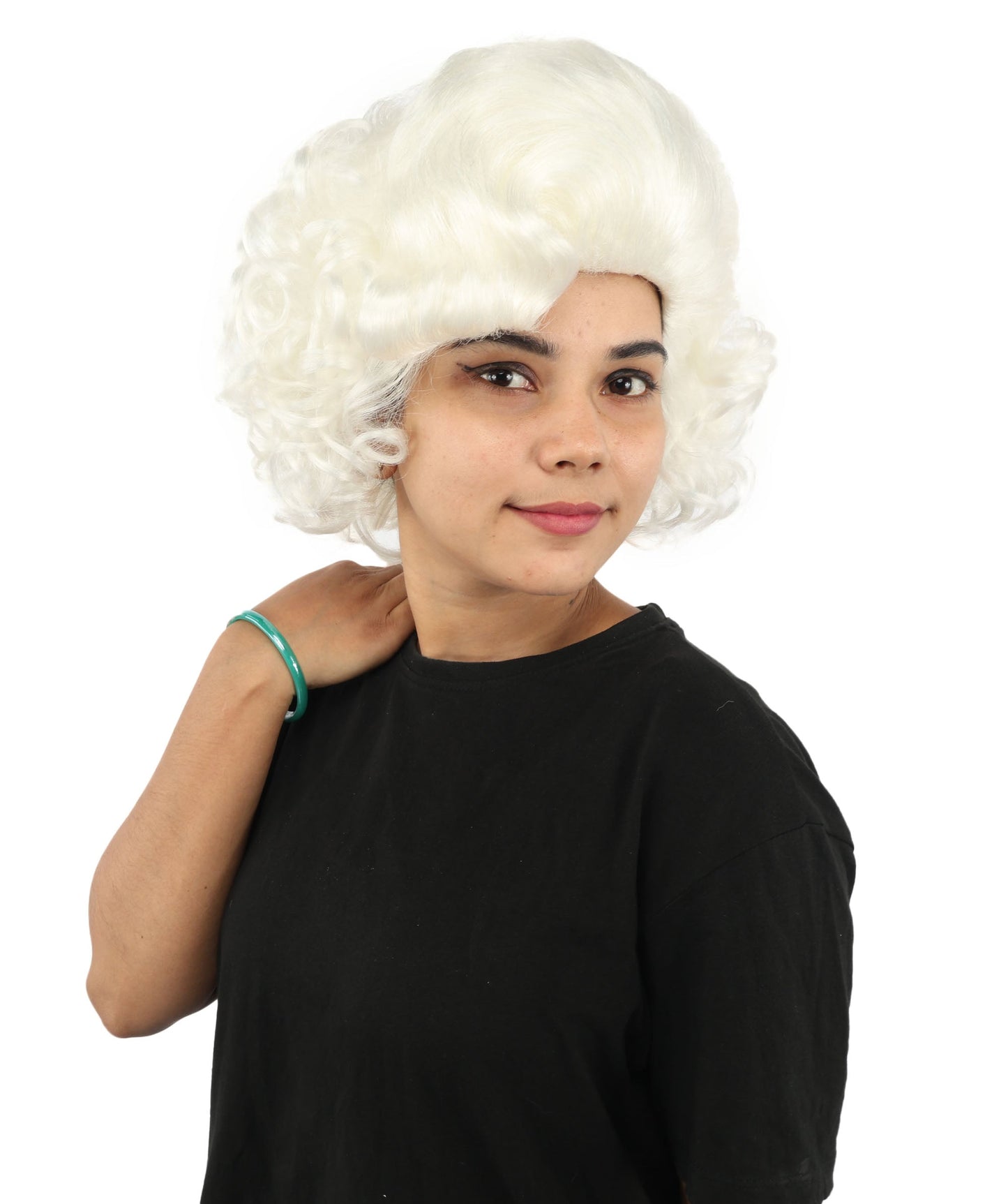 HPO Adult Women's Dame Edna Everage Wigs | Multiple Color Options | Drag Queen-Inspired Colorful Synthetic Hair for Parties, Stage Events | Breathable Capless Design